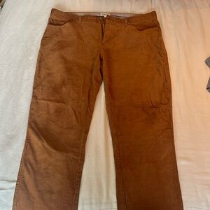 Peter millar size 38 tan corduroy pants
